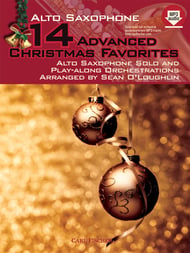 14 Advanced Christmas Favorites Alto Sax BK/ MP3 CD cover Thumbnail